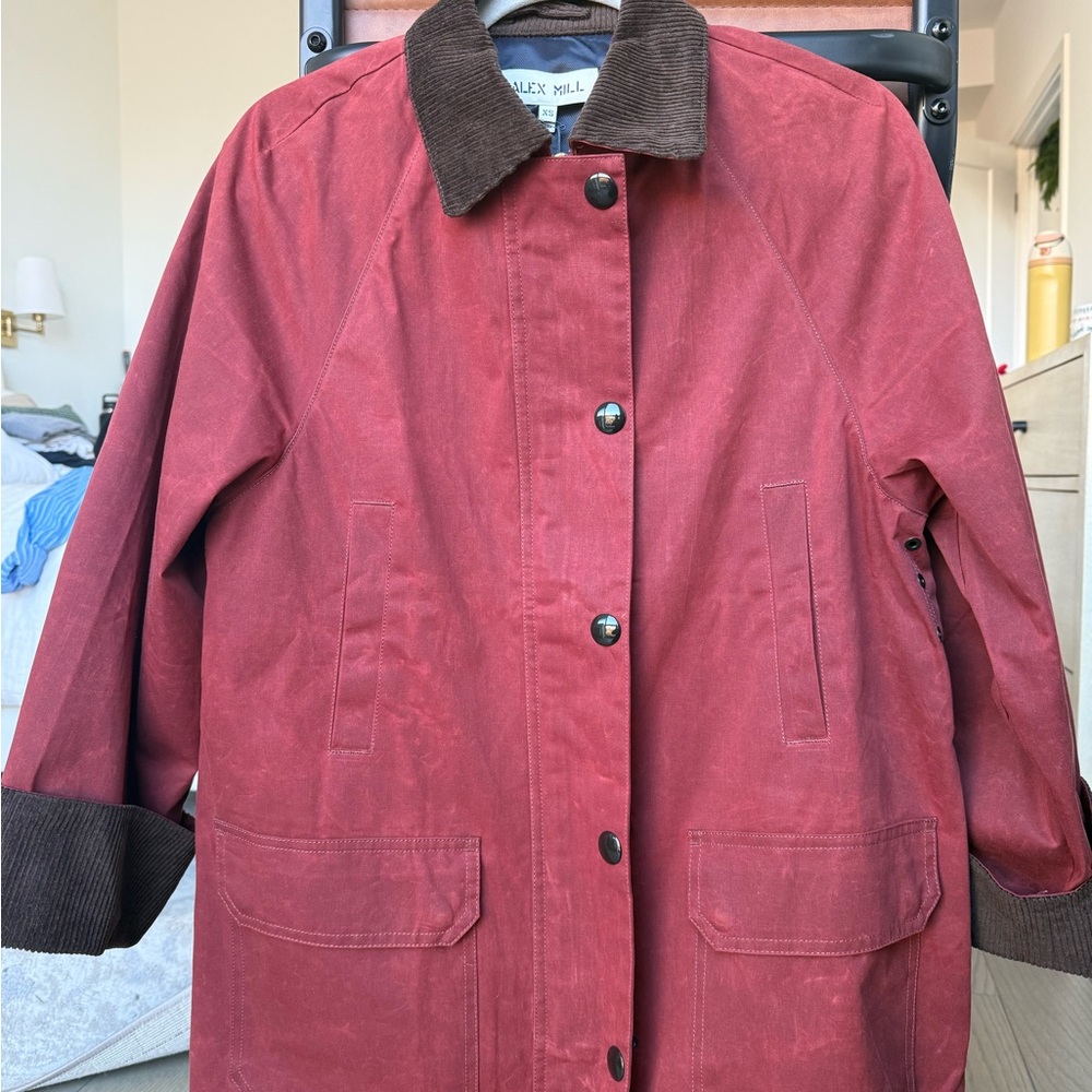 NWT Alex Mill Chiltern Jacket in Brick Red